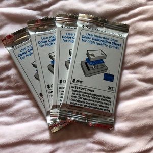 4 pack Polaroid Zink Printer Paper 2x3”